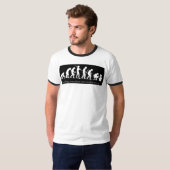 Menschliche Evolution T-Shirt (Vorne ganz)