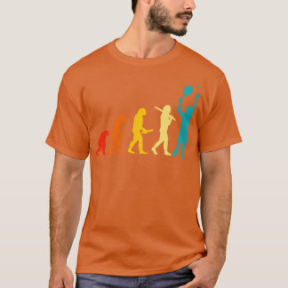 Menschliche Evolution Tennis T-Shirt