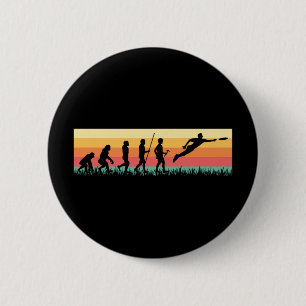Menschliche Evolution Ultimate Disc Golf Sport Vin Button