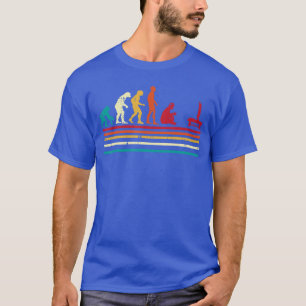 Menschliche Evolution Videospiel Retro-Gamer Männe T-Shirt