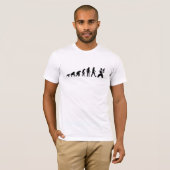 Menschliche Evolution: Violinist modern T-Shirt (Vorne ganz)