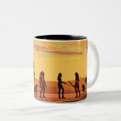 Menschliche Evolution von Cavewoman bis Tasse D (VorderseiteRechts)