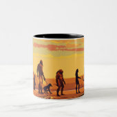 Menschliche Evolution von Cavewoman bis Tasse D (Mittel)
