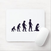 MENSCHLICHE EVOLUTION, Zahlen, Geschenke Mousepad (Mit Mouse)