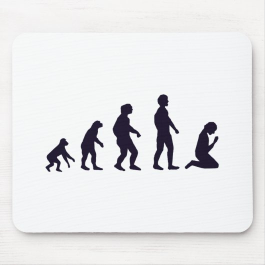 MENSCHLICHE EVOLUTION, Zahlen, Geschenke Mousepad (Vorne)