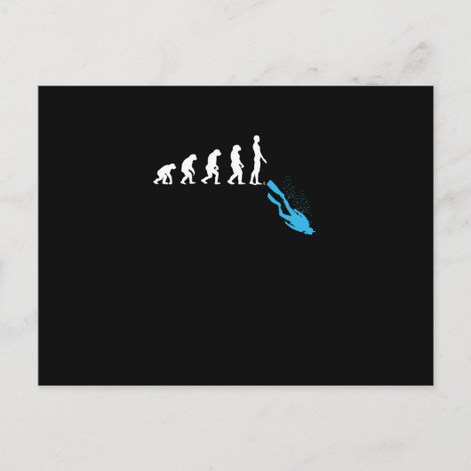 Menschliche Evolutions-lustige Feiertagspostkarte (Vorderseite)
