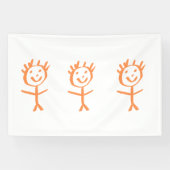 menschliche Figur Banner (Horizontal)