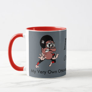 Menschliche Grau-Schalen-Tasse Bohnen-Ottawas Tasse