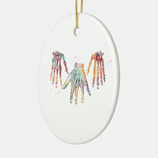 Menschliche Hand Keramik Ornament (Links)