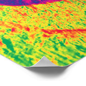 Menschliche Hand Modernes Protestdruckposter Poster (Ecke)