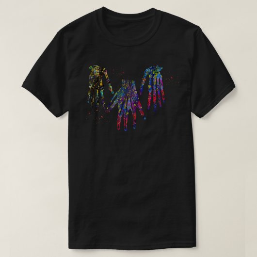Menschliche Hand T-Shirt (Design vorne)