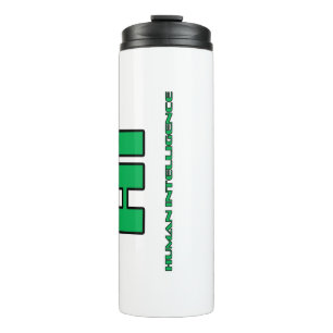 Menschliche Intelligenz Tumbler Thermosbecher