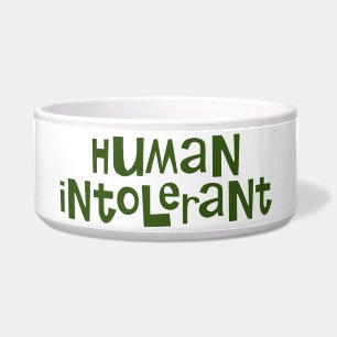 Menschliche Intoleranz Napf
