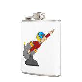 Menschliche Kanonenkugel Flachmann (Links)