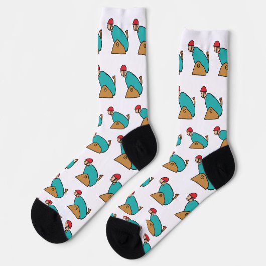 Menschliche Kanonenkugel Socken (Linkes Detail)