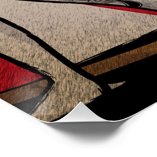 Menschliche Kunst Poster (Ecke)