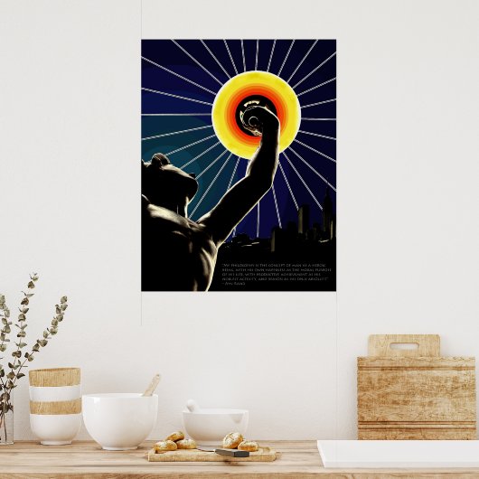 Menschliche Leistung Poster (Küche)