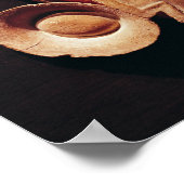 Menschliche Maske aus Teotihuacan Poster (Ecke)