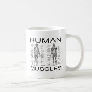 Menschliche Muskeln und Anatomie Kaffeetasse