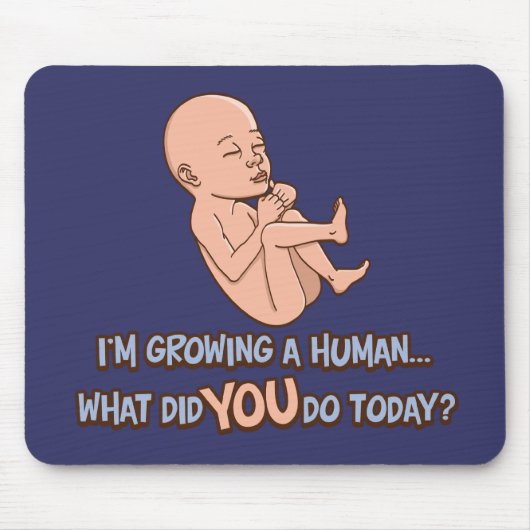 Menschliche Mutterschaft Mousepad (Vorne)