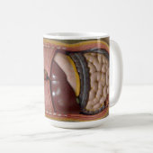 Menschliche Organe, der Thorax Kaffeetasse (VorderseiteRechts)