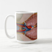 Menschliche Organe, der Thorax Kaffeetasse (Links)