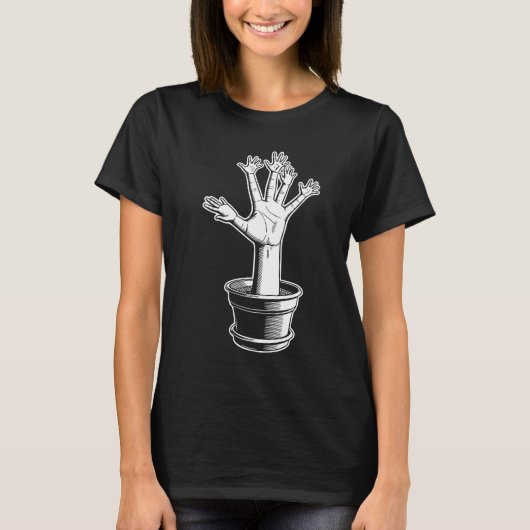 menschliche Palme T-Shirt (Vorderseite)