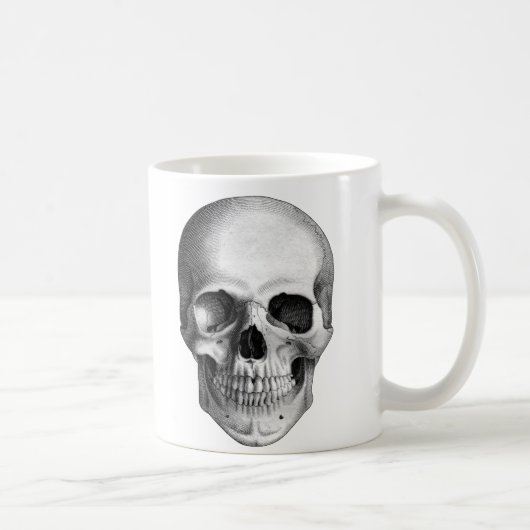 Menschliche Schädel-Kaffee-Tasse Kaffeetasse (Rechts)
