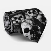 Menschliche Schädel-Sammlung Krawatte (Gerollt)