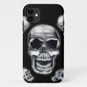 Menschliche Schädel schwärzen iPhone 5/5s starke Case-Mate iPhone Hülle