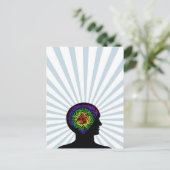 menschliche Seele Postkarte (Stehend Vorderseite)