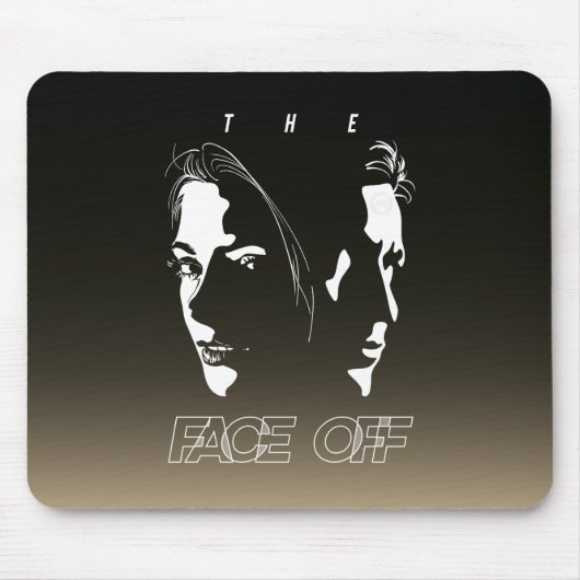 Menschliche Silhouette | Mousepad (Vorne)