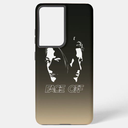 Menschliche Silhouette | Samsung Galaxy Hülle (Rückseite)