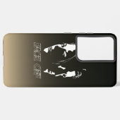 Menschliche Silhouette | Samsung Galaxy Hülle (Linke Seite)