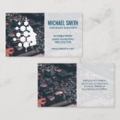 Menschliche Technologie-Intelligenz | Schalttafel Visitenkarte (Vorne/Hinten)