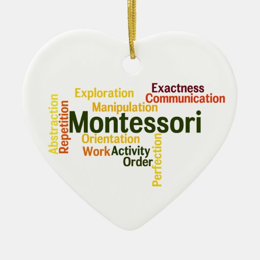 Menschliche Tendenz-Wort-Kunst-Version 1 Keramikornament (Vorne)