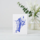 Menschliche vertebrale Arterien des antiken Visitenkarte (Stehend Vorderseite)