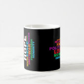 Menschliche Welt Kaffeetasse (Mittel)