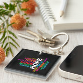 Menschliche Welt Schlüsselanhänger (Vorderseite rechts)