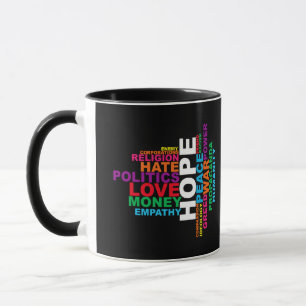 Menschliche Welt Tasse