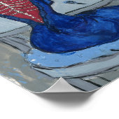 Menschlicher Anzug scannt Nummer 1 leichter. Poster (Ecke)