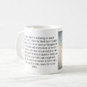 Menschlicher Engel Justin Kaffeetasse (Vorderseite Links)