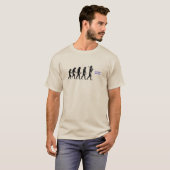 menschlicher Fehler der Evolution 404 des Spaßes T-Shirt (Vorne ganz)