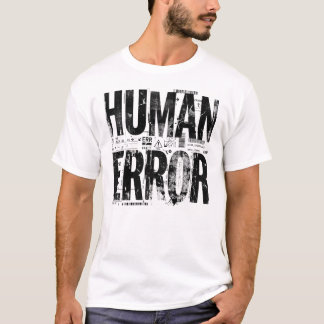 MENSCHLICHER FEHLER | Industrielle brutalistische T-Shirt