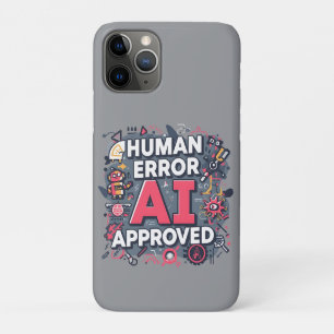 Menschlicher Fehler KI-Approved Digitalkunst Case-Mate iPhone Hülle