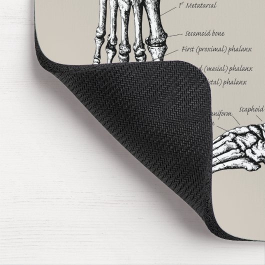 Menschlicher Fuß Mousepad (Ecke)