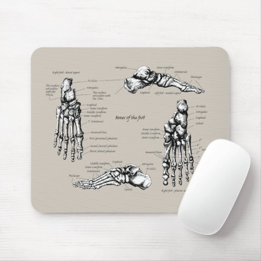Menschlicher Fuß Mousepad (Mit Mouse)