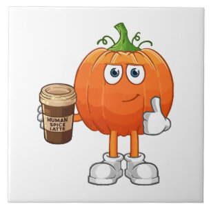 Menschlicher Gewürz-Latte Fliese