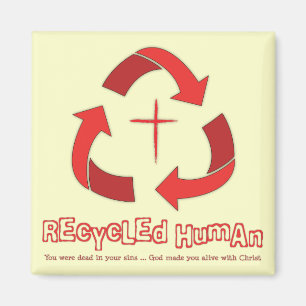 menschlicher Magnet gerecycelt