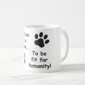 Menschlicher Mensch Kaffeetasse (VorderseiteRechts)